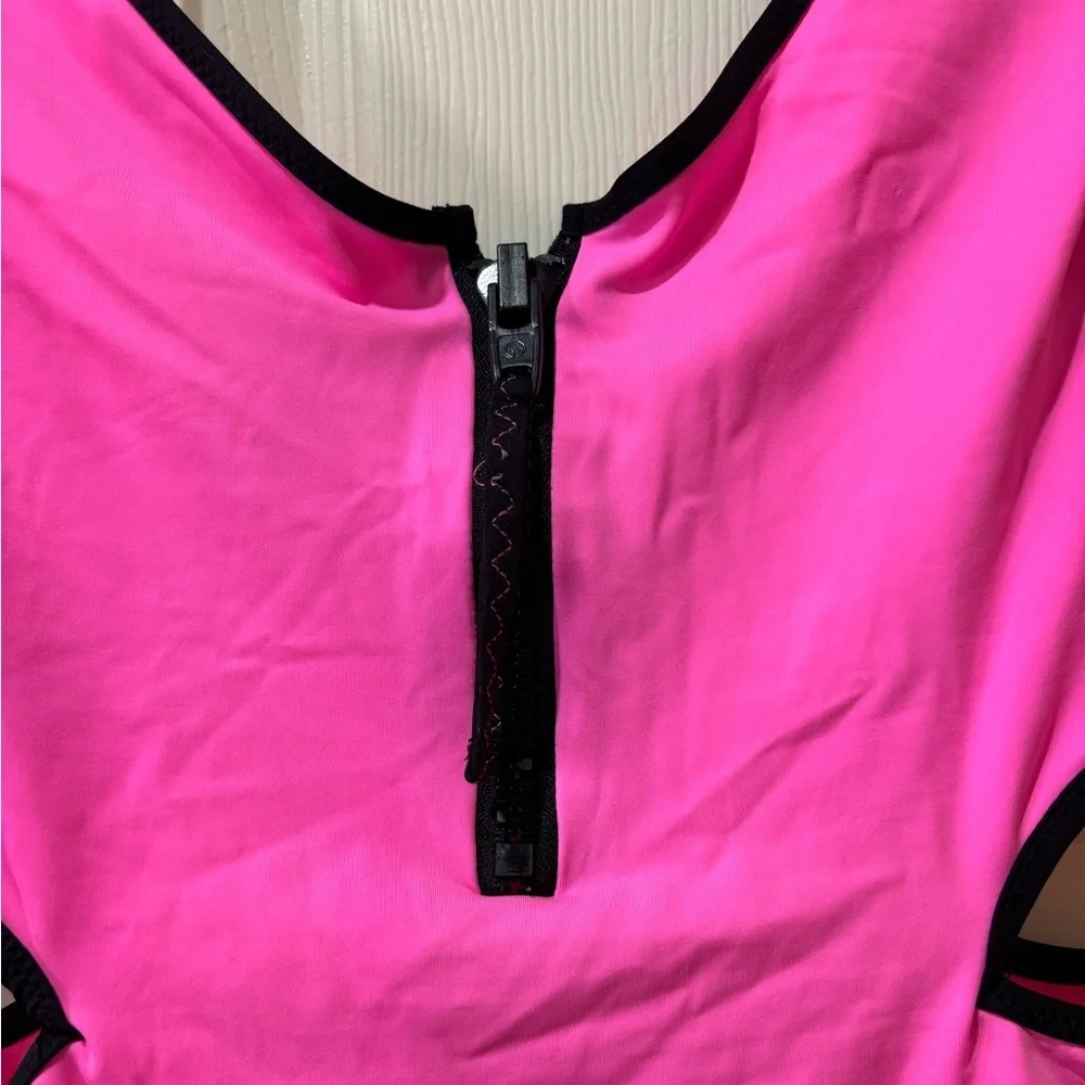 Retro Zara Pink Cutout Swimsuit